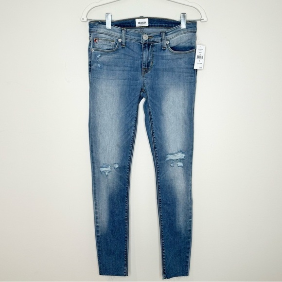 NWT Hudson Super Skinny Krista Ankle Distressed Jean - Picture 2 of 6